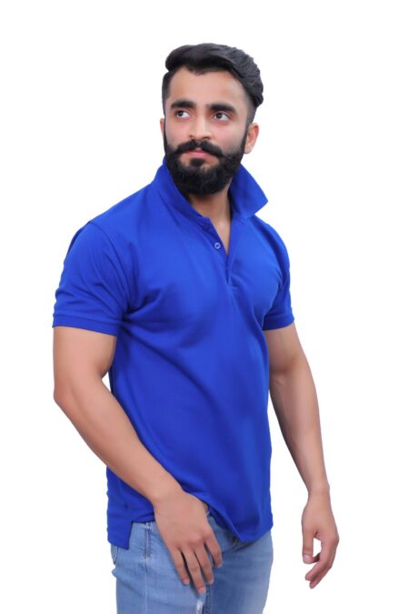 Polo Collar Solid T-Shirt Regular Fit