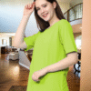 green t-shirt